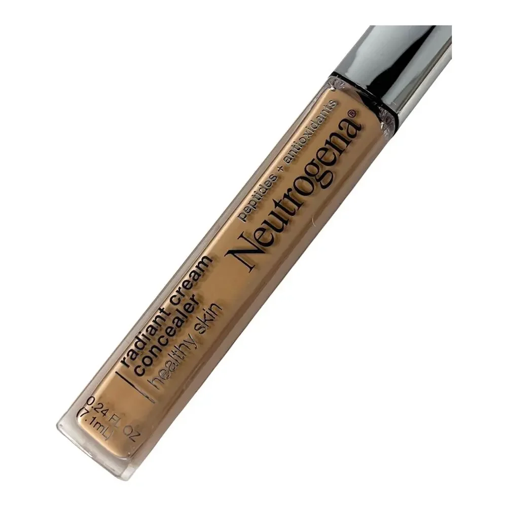 NEW Neutrogena Healthy Skin Radiant CREAM CONCEALER Hazelnut 01 Medium .24oz